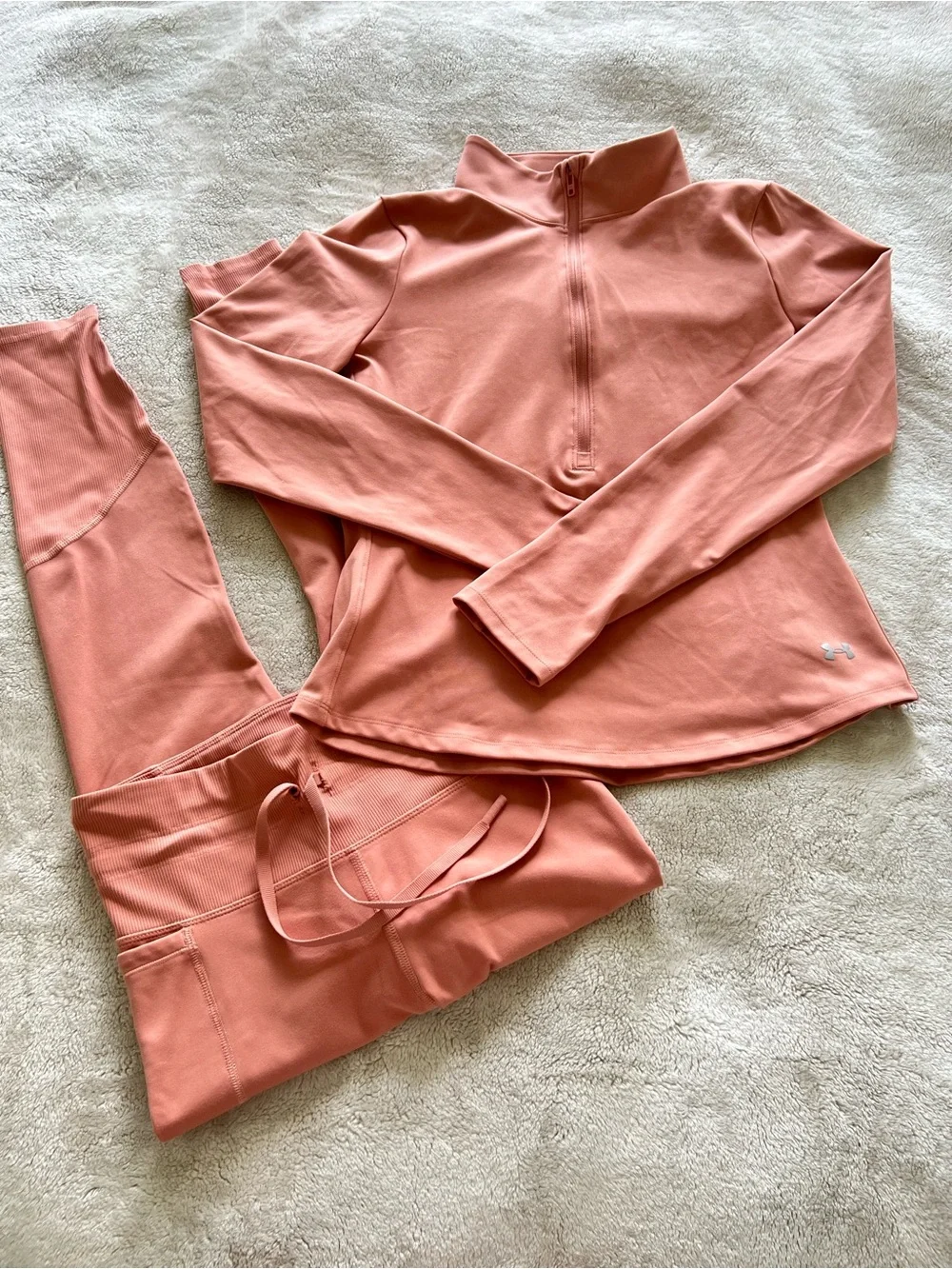 Under Armour Women's Coral Two-Piece Half-Zip Pullover & Leggings Set